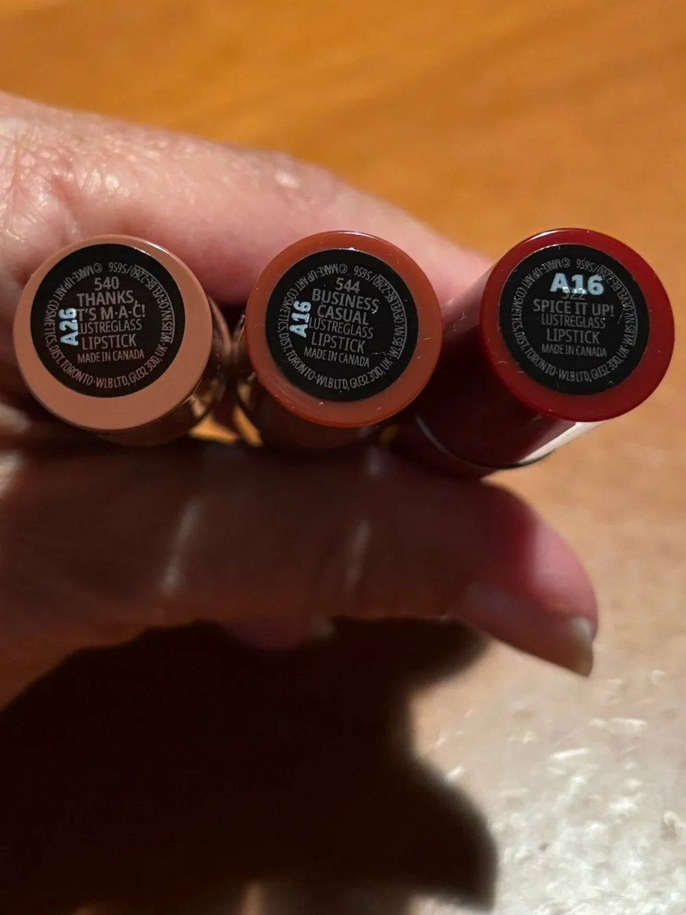 MAC Cosmetics Wildest Gleams Mini Lustreglass Classic Lip Trio